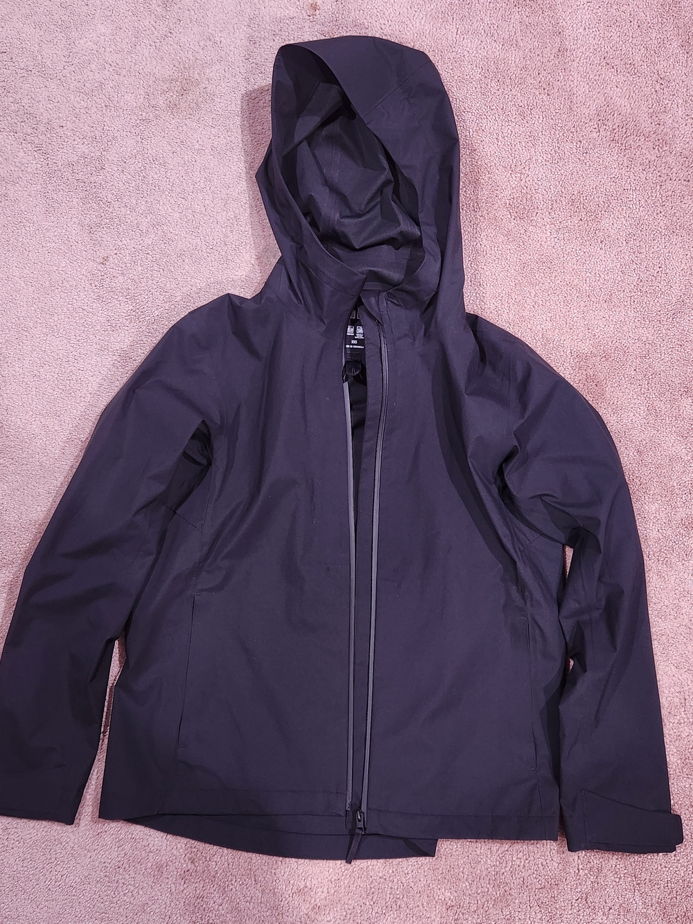 Uniqlo Black Waterproof Windproof Jacket - XXS